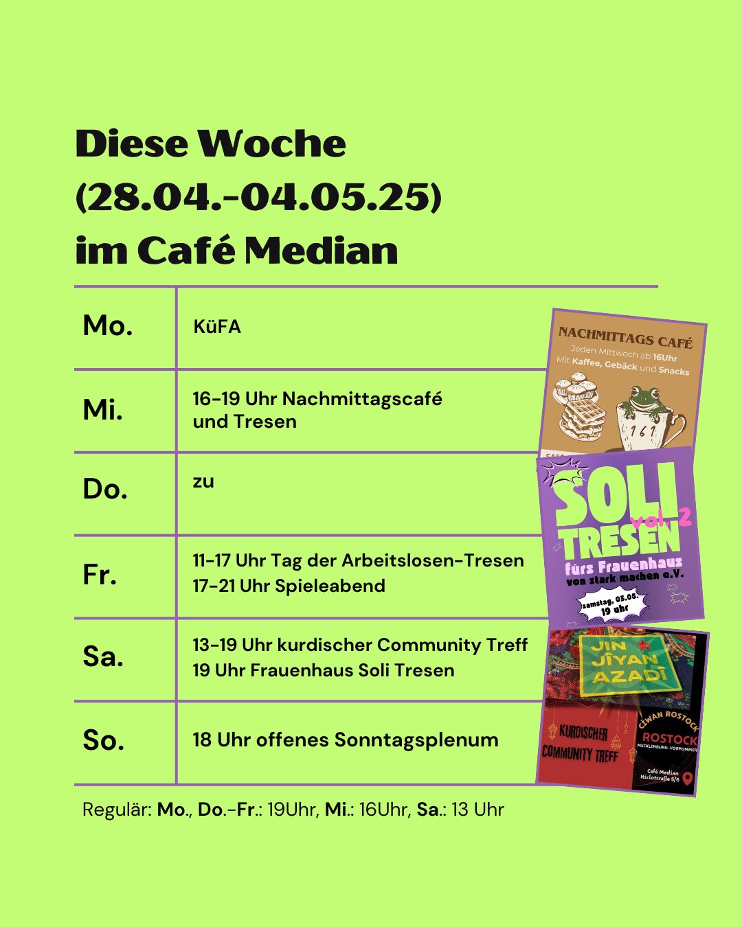 Awiro Wochenübersicht KW 18