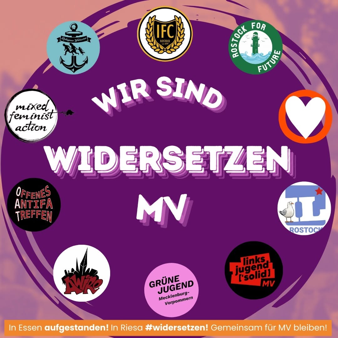 Wir sind Teil von Widersetzen MV