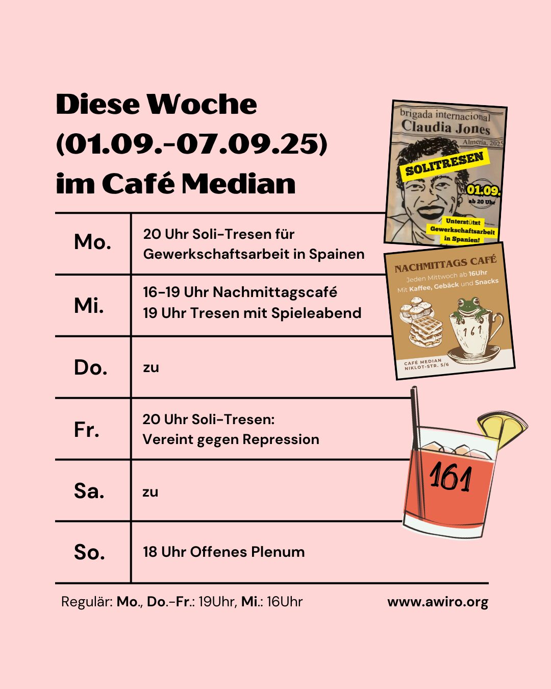 Awiro Wochenübersicht KW 36