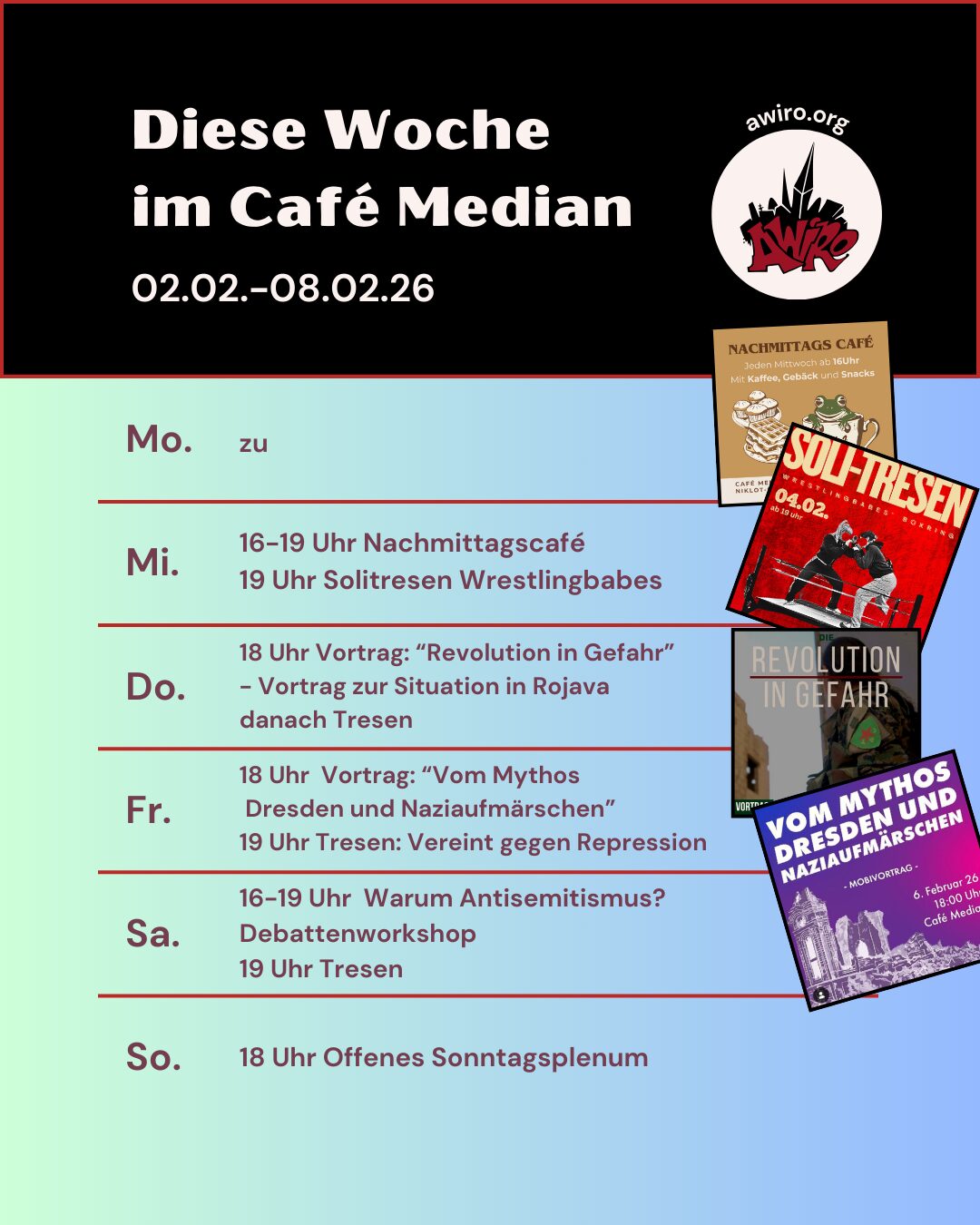 Awiro Wochenübersicht KW 06 2026