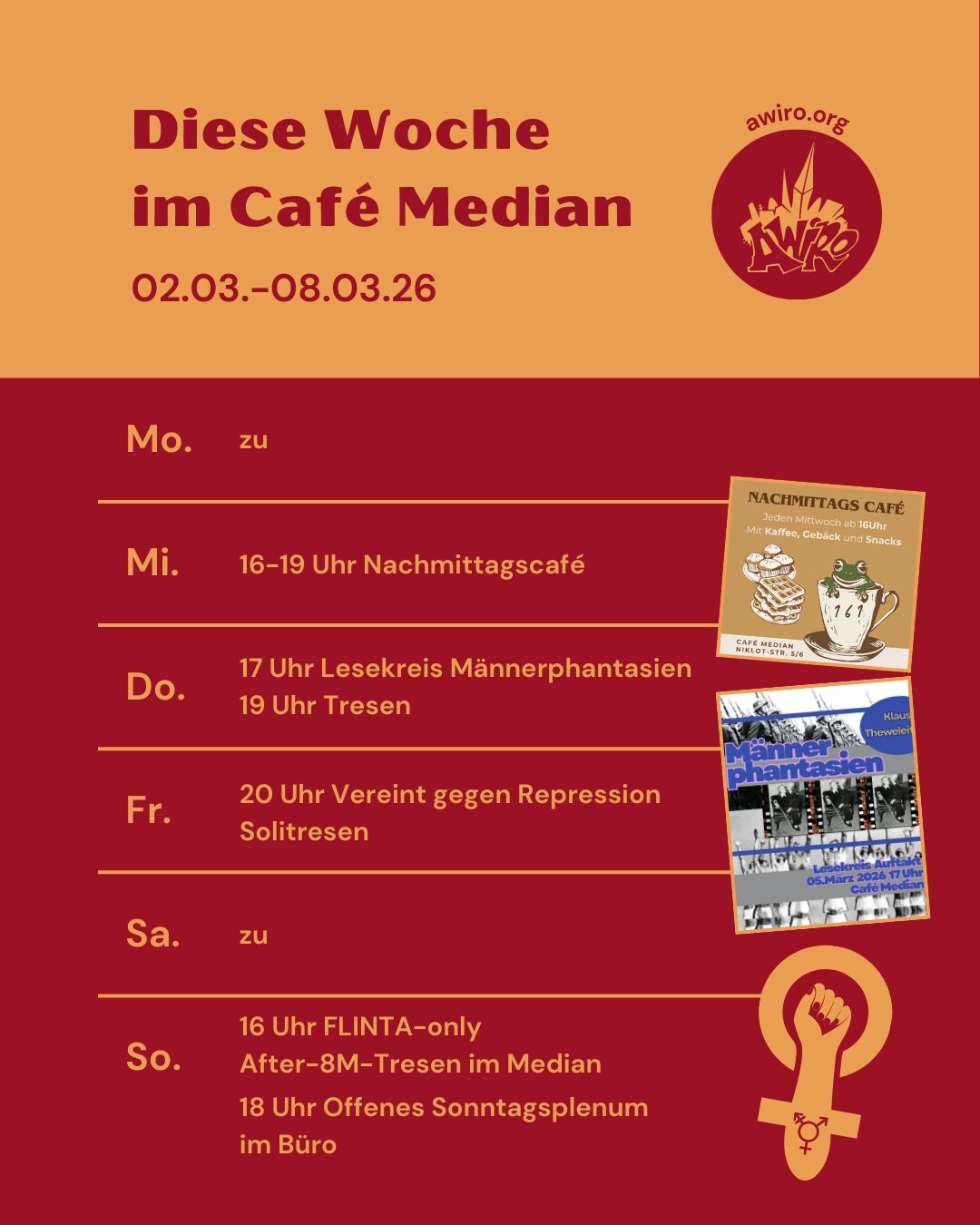 Awiro Wochenübersicht KW 10 2026