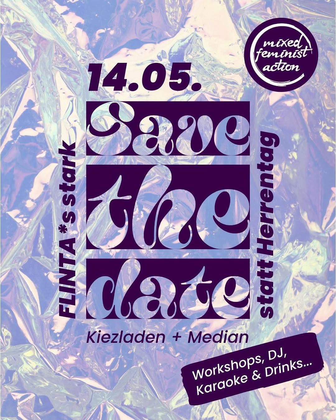 MFA 14.05. Save The Date Kiezladen und Median in der Niklotstr. Rostock