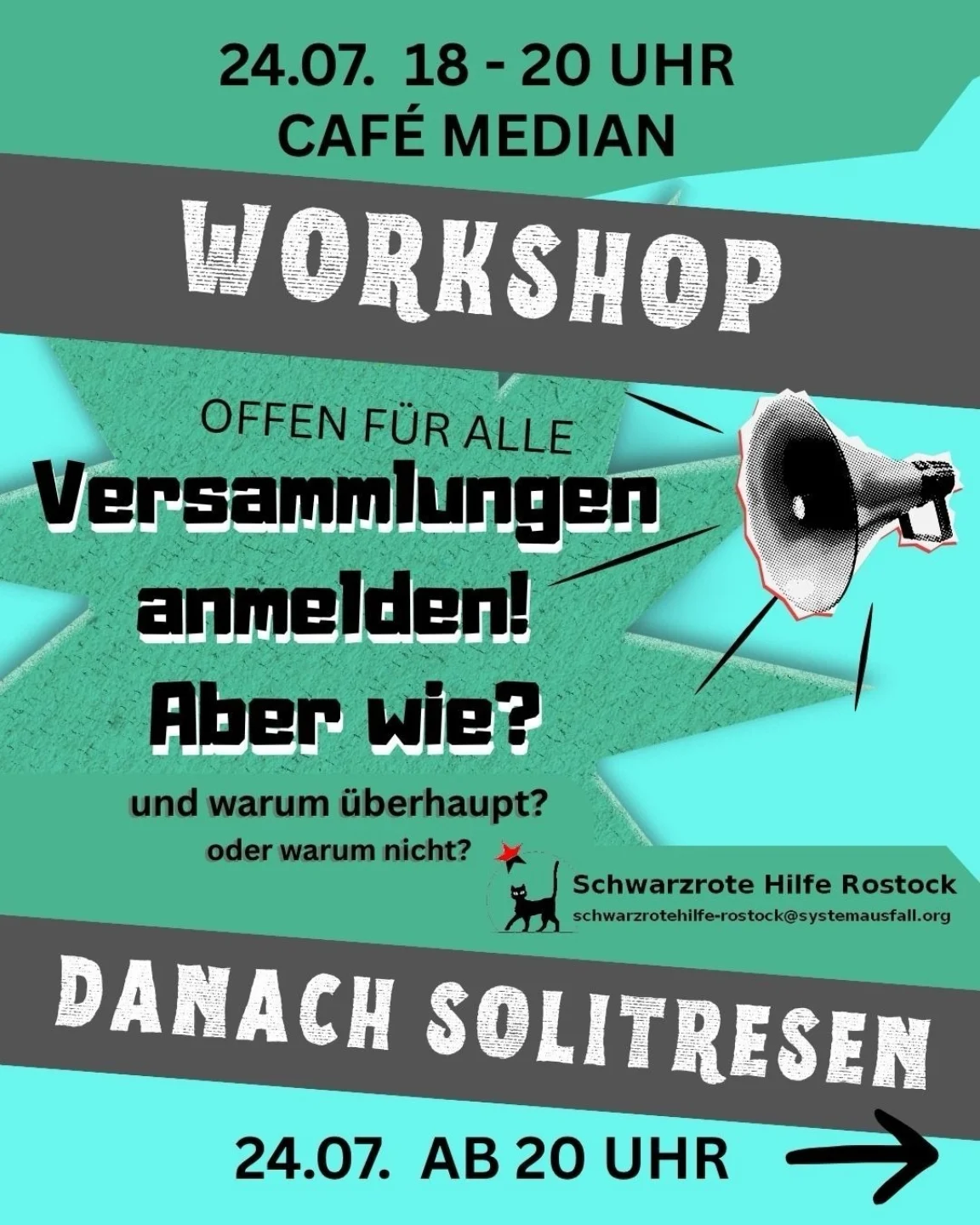 Workshop Versammlungsrecht anmelden aber wie